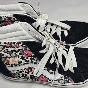 Floral vans  7.5 women's